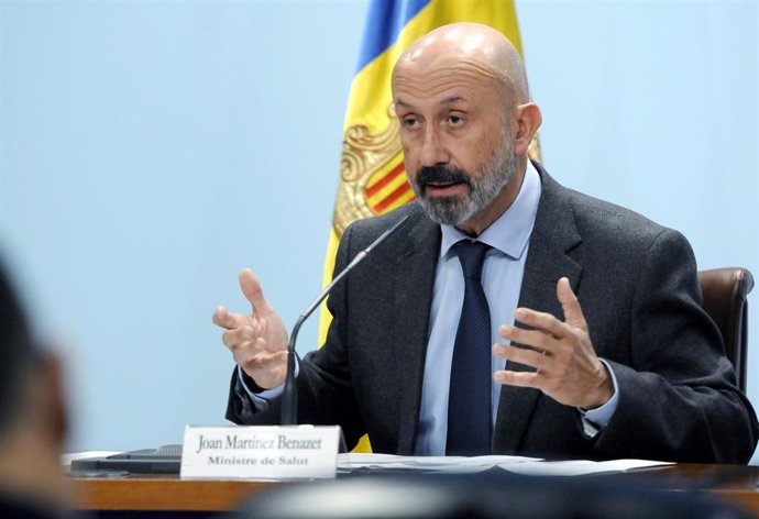 El ministro andorrano de Salud, Joan Martínez