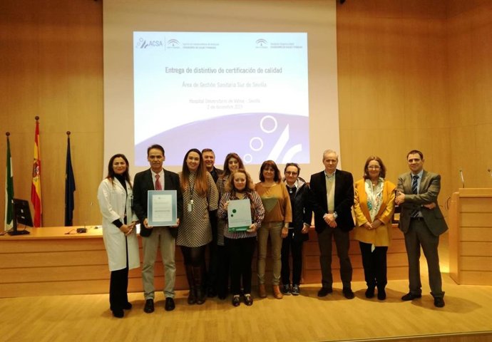 Reconocimiento del Área Sanitaria Sur de Sevilla