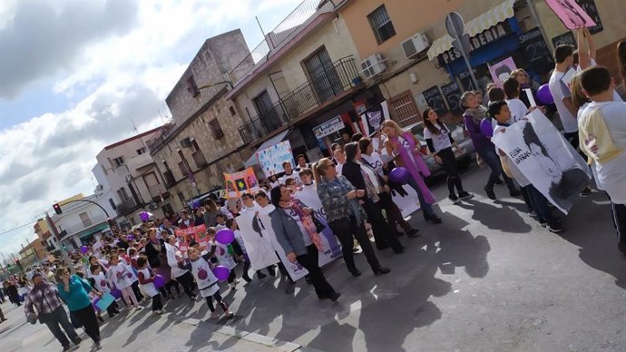 Actividad organizada en Sevilla por el Día de la Mujer.