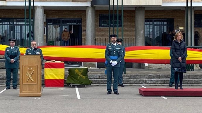 Toma de posesión del nuevo Jefe de la Comandancia de la Guardia Civil de Huesca.
