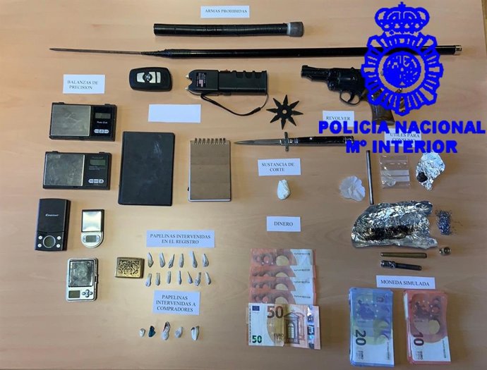 Efectos intervenidos durante la operación policial