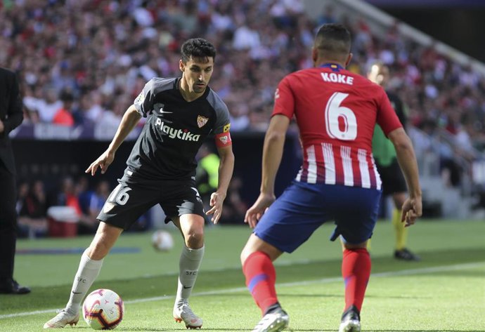 Jesús Navas (Sevilla) y Koke (Atlético)