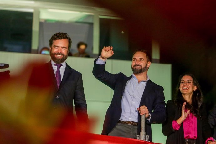 El presidente de Vox, Santiago Abascal, tras las elecciones del 10 de noviembre