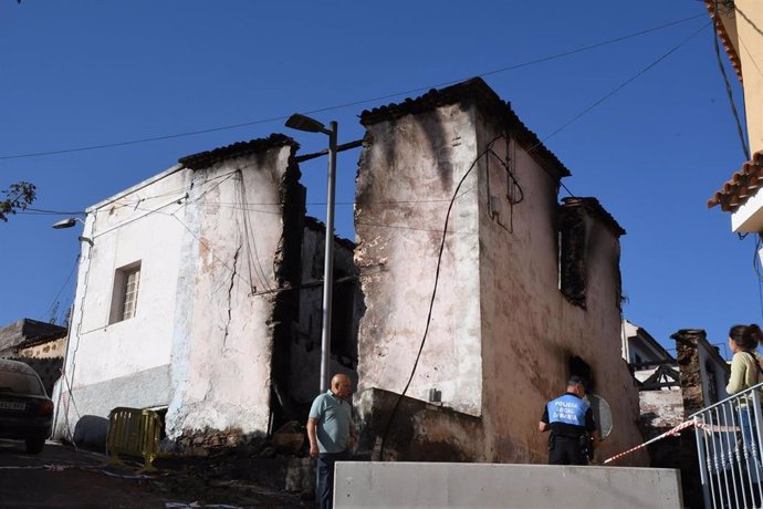 Incendio de una vivienda en Santa Úrsula