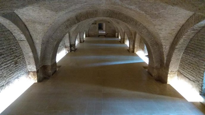 Semisótano del Palacio de Pedro I del Real Alcázar de Sevilla