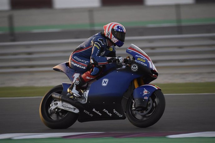 16 Roberts Joe (usa), American Racing, Kalex Moto2, action during the Local Moto 2 Official Tests at the Local Circuit from February 28 to 29, 2020 in Qatar - Photo Studio Milagro / DPPI