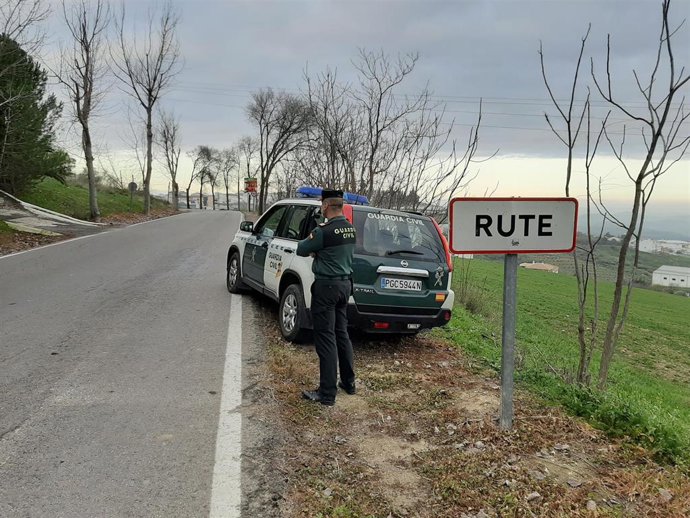 Partulla de la Guardia Civil en Rute