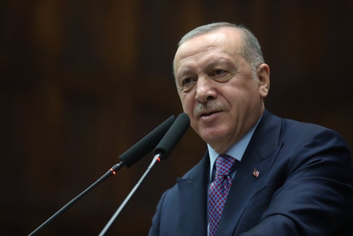 Recep Tayyip Erdogan, en Ankara