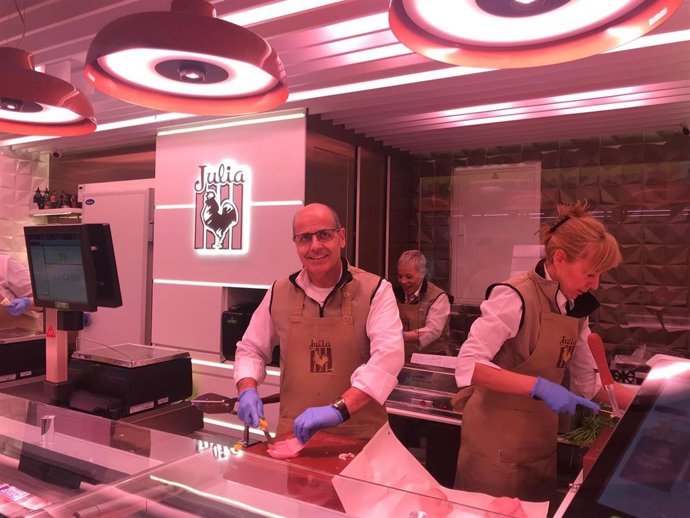 El presidente de la Asociación de Detallistas del Mercado Central de Zaragoza, José Carlos Gran