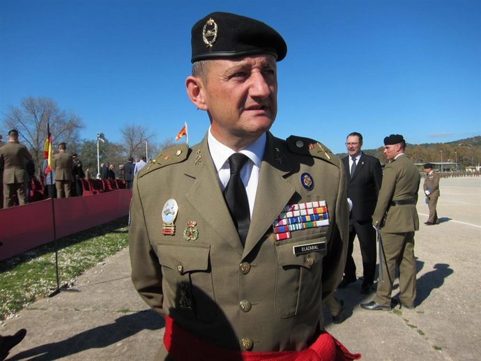 El nuevo general jefe de la Brigada 'Guzmán el Bueno' X, Ignacio Olazábal Elorz.