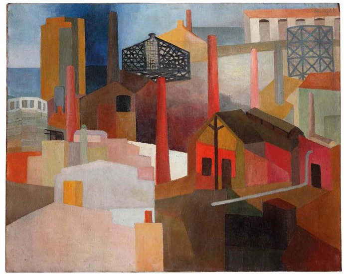 Esther Boix.VEGAP. Barcelona, 2019. Fotografía: Lluís Echevarría. 'Suburbi O Poblenou'. 