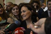 Calvo resta importancia al adelanto del Comité de Seguimiento y se reivindica como vicepresidenta: "Eso no ha cambiado"