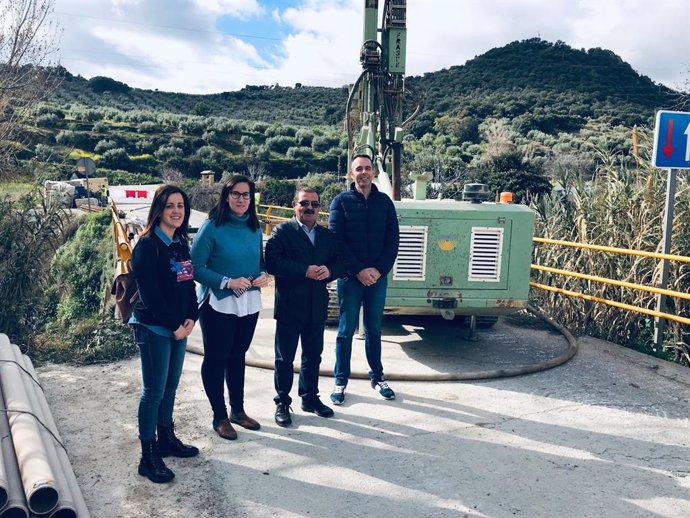 Diputación inicia las obras en la carretera que conecta Fuensanta de Martos con Castillo de Locubín.