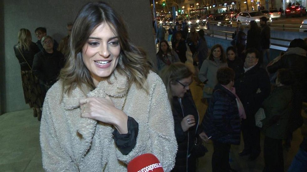 Susana Molina, en el concierto de Isabel Pantoja en Madrid