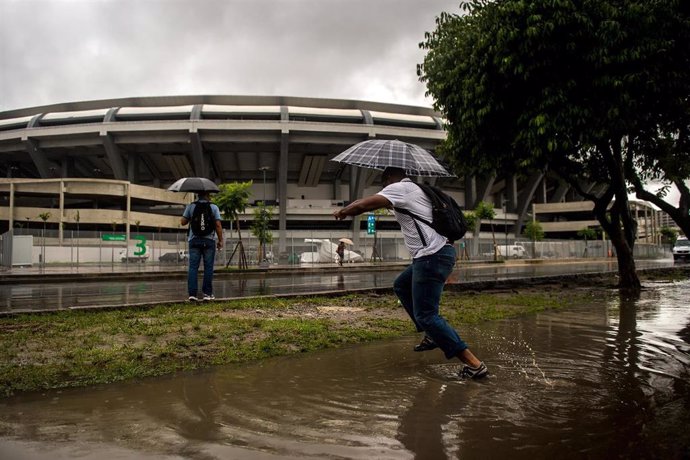 Imagen de las lluvias en Río de Janeiro.