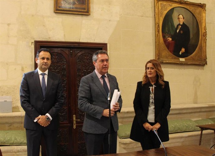 El alcalde de Sevilla, Juan Espadas, en una imagen de archivo durante la presentación de los presupuestos