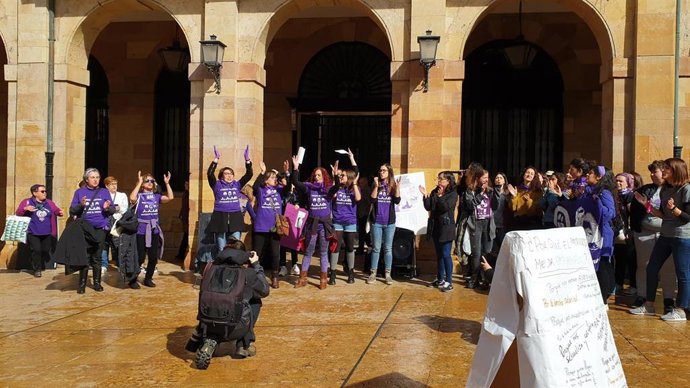 Movilización del 8M en Oviedo