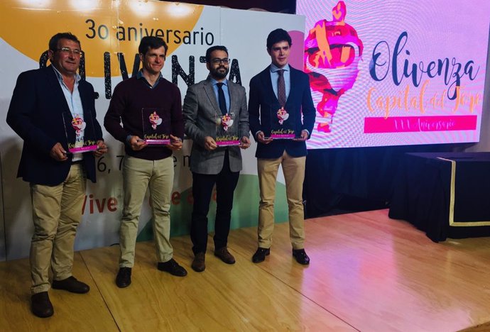Joao Francisco 'Juanito', Antonio Ferrera, El Juli y Zalduendo recogen los premi