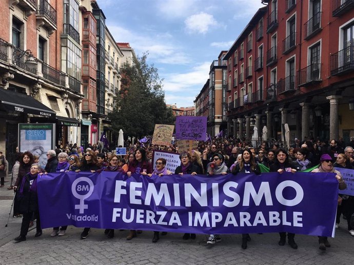 Manifestación de este domingo 8 de marzo en Valladolid