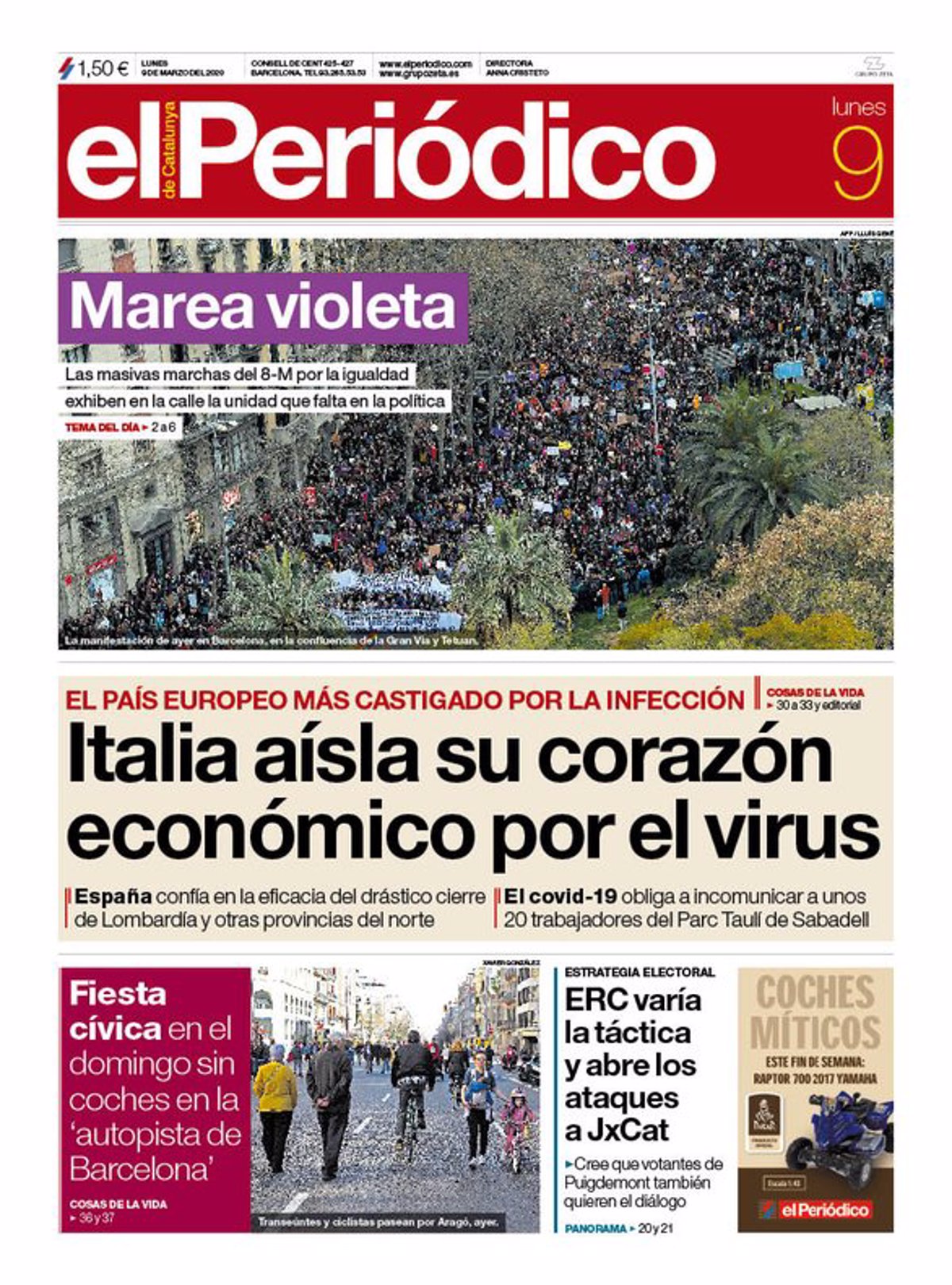 Las Portadas De Los Peri Dicos Del Lunes De Marzo De