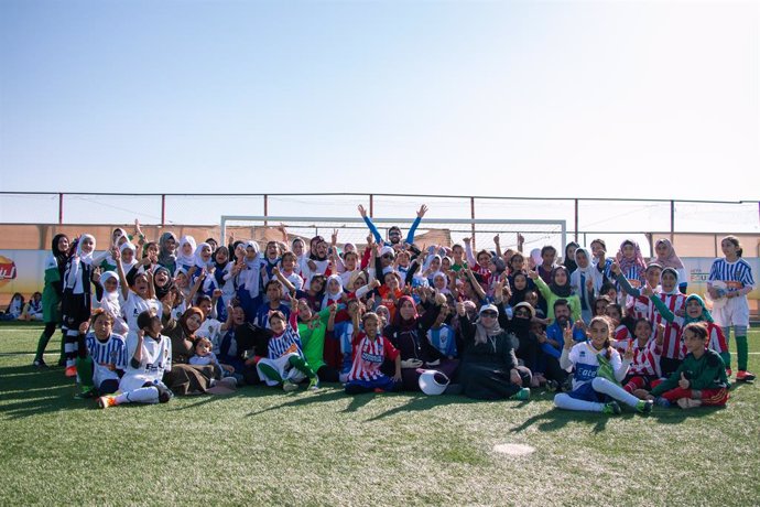Fútbol.- El campo de refugiados de Za'atari, protagonista con LaLiga en el Día d