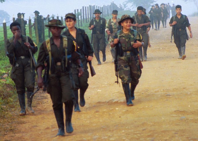 Guerrilleras de las extintas FARC.