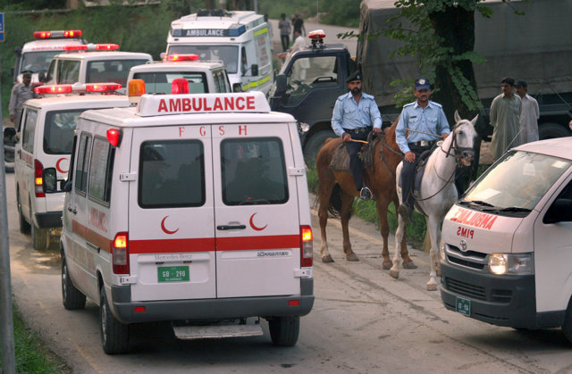 Fotografía recurso servicios de emergencia de Islamabad, Paquistán