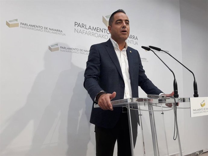 Ramón Alzórriz, portavoz parlamentario y secretario de Organización del PSN.