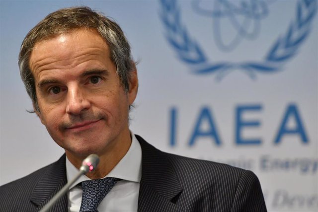 El director general de la Agencia Internacional de la Energía Atómica (AIEA), Rafael Mariano Grossi
