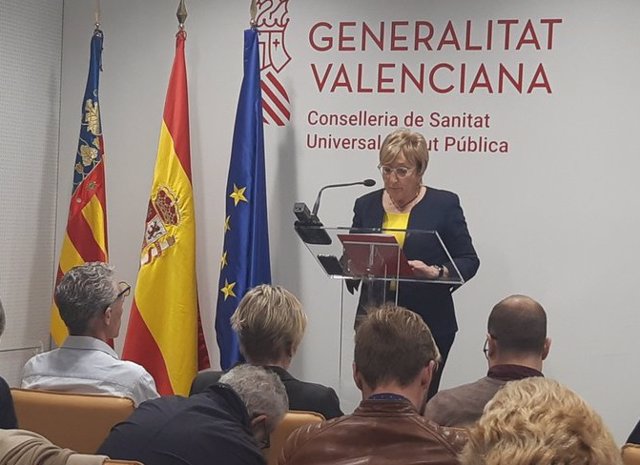 La consellera Ana Barceló en rueda de prensa