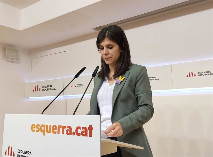 La secretaria general adjunta y portavoz de ERC, Marta Vilalta
