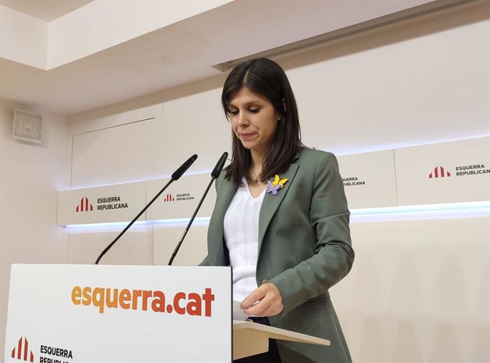 La secretria general adjunta i portaveu d'ERC, Marta Vilalta.