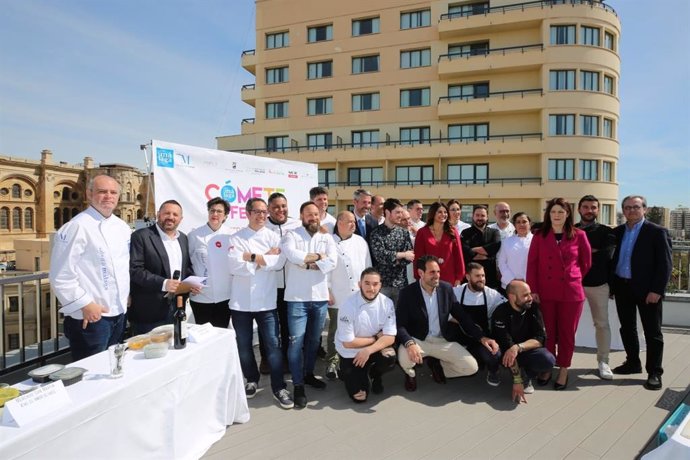 Presentación de la ruta gastronómica de Sabor a Málaga con motivo del Festival de Cine de Málaga en la que participarán 23 chefs de 36 restaurantes