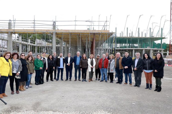 Visita de autoridades al nuevo CEIP de Alcúdia.