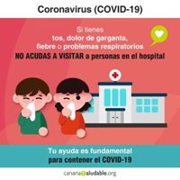 Sanidad pide no realizar visitas a los hospitales en caso de tos, fiebre o problemas respiratorios