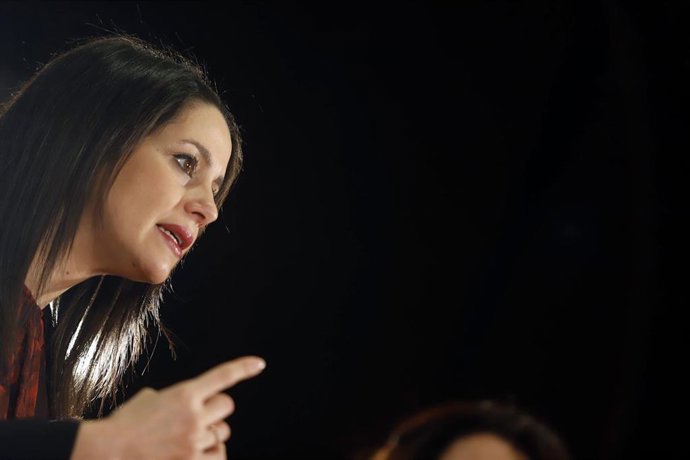 La portavoz de Ciudadanos en el Congreso de los Diputados y presidenta electa del partido, Inés Arrimadas.