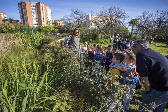Taller en el Parque Moret.