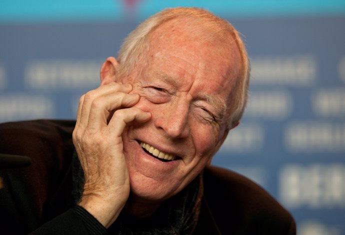 FILED - 10 February 2012, Berlin: Swedish actor Max von Sydow attends a press conference Photo: Tim Brakemeier/dpa