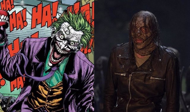 Fans de The Walking Dead comparan la máscara de Negan con el Joker