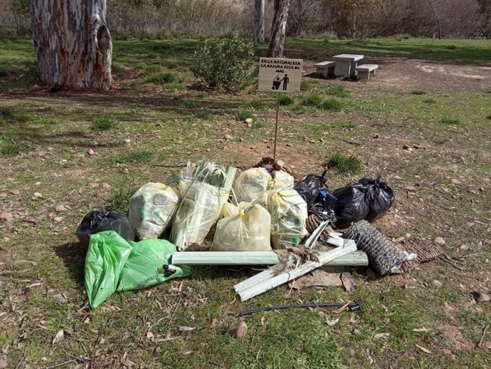 Recogida de basura dentro del programa Libera