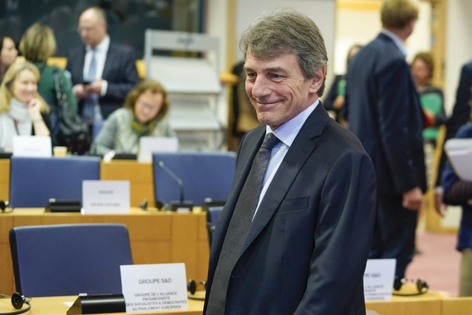 Coronavirus.- El presidente de la Eurocámara se pone en cuarentena tras pasar en