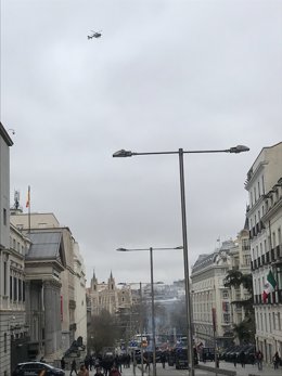 Manifestació de Jusapol davant del Congrés.