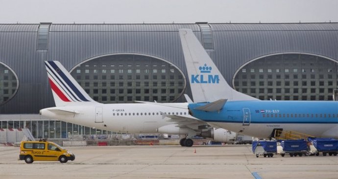 Aviones de Air France y KLM