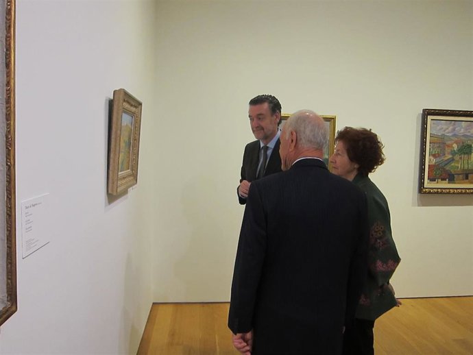 Miguel Zugaza, Juan Entrecanales y María Corral