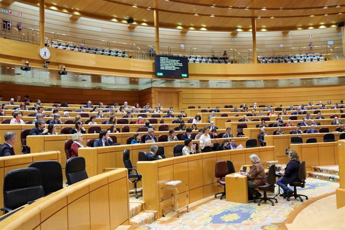 Hemiciclo del Senado durante un Pleno.
