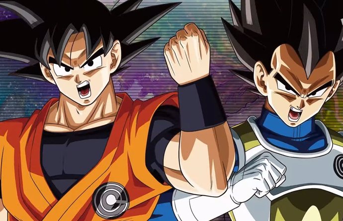 Goku y Vegeta en Super Dragon Ball Heroes