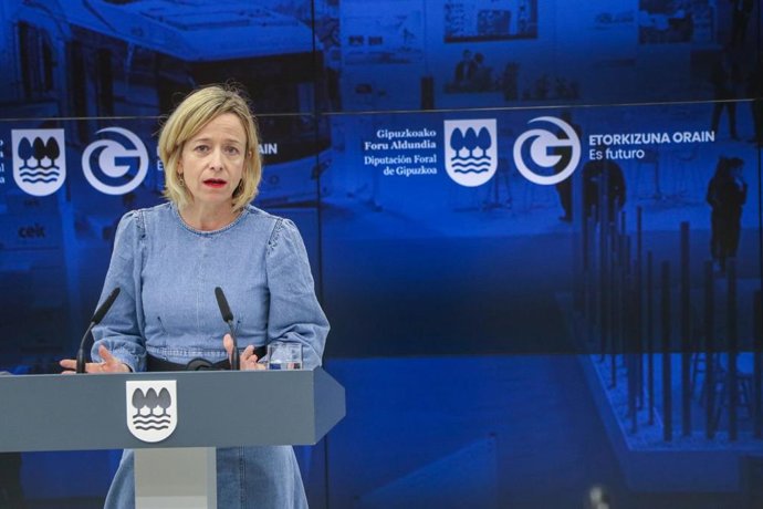 La portavoz de la Diputación de Gipuzkoa, Eider Mendoza