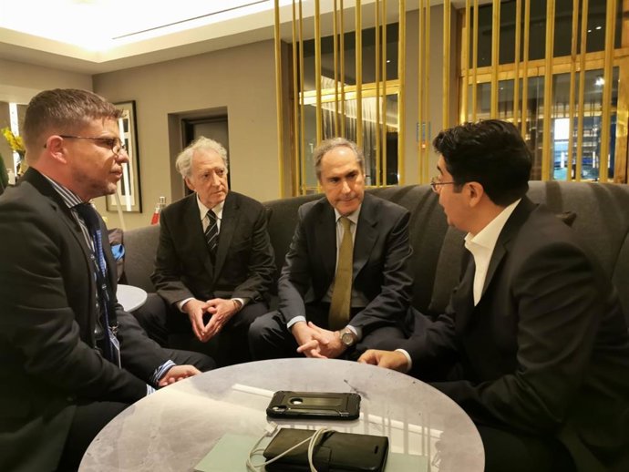 El presidente del Cabildo de Tenerife, Pedro Martín, se reúne con representantes de Turespaña