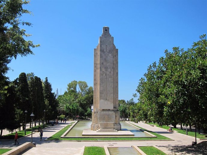 El monumento de Sa Feixina.