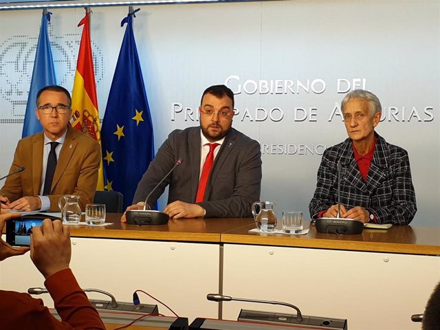 Rueda de prensa del presidente del Principado, Adrián Barbón, y los consejeros de Sanidad y Educación, sobre la evolución del coronavirus en Asturias